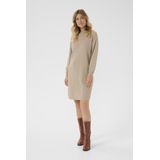 Cream - CRDela Knit Dress - Midi Jurk - Crème - Lange Mouwen