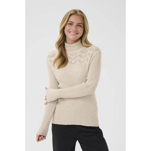 Cream - CRDela Rollneck Pullover - Crème - Gebreid
