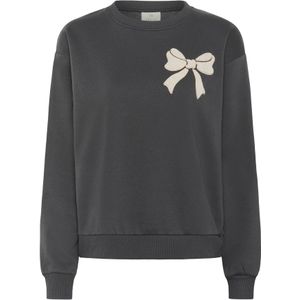 Kaffe - Kaelenora Sweatshirt - Grijs - Dames - Katoen