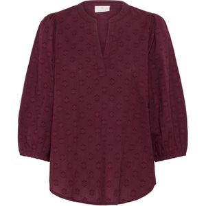 Kaffe - Kaenya Blouse - Windsor Wine - Dames Blouse