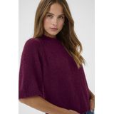 Kaffe - Kaemilie Cropped Knit Pullover - Rood - Pullovers