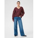 Kaffe - Trui 'Trina' - Merlot - Gebreide Trui
