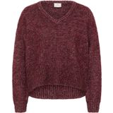 Kaffe - Trui 'Trina' - Merlot - Gebreide Trui