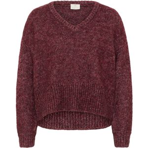 Kaffe - Trui 'Trina' - Merlot - Gebreide Trui