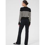 Kaffe - KALizza - Gebreid Vest - Zwart/Wit