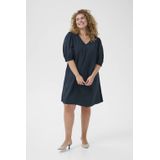Kaffe Curve korte jurk donkerblauw