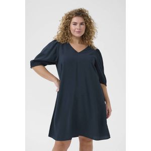 Kaffe Curve korte jurk donkerblauw