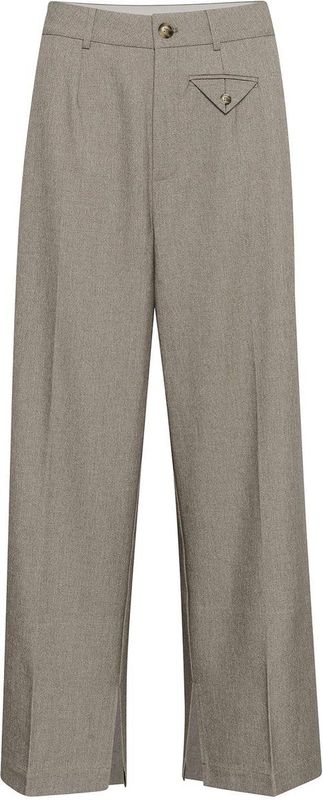 Kaffe - Feather - Broek - Lichtgrijs - Polyester Viscose Elastan