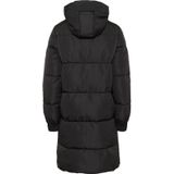 Kaffe - KANika - Gewatteerde Jas - Zwart - Met Capuchon en Ritssluiting