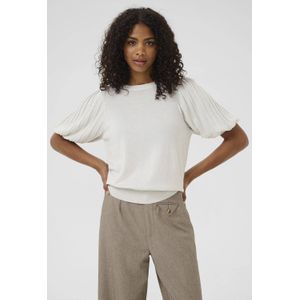 Kaffe - Karegina Pleat - Trui - Chalk - Dames