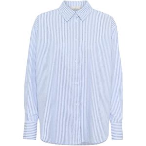 Kaffe - Blouse 'Victoria' - Marine - Katoen - Klassieke Blouse