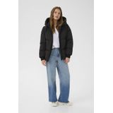 Kaffe - Gewatteerde Jas - Zwart - Dames
