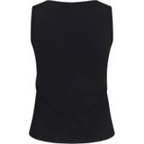 Jersey Top - KAarina Slim Fit - Zwart - Dames Singlet