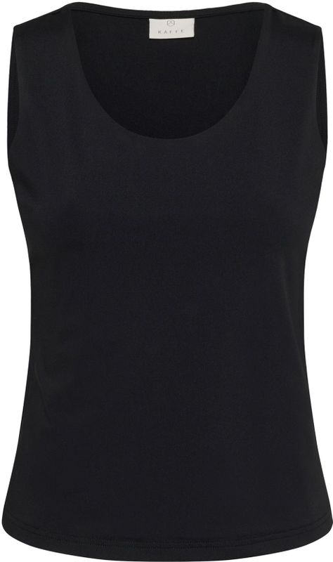 Jersey Top - KAarina Slim Fit - Zwart - Dames Singlet