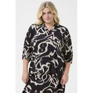 Kaffe Curve - Blouse - Maren - Eco - Lange Pofmouwen - Zacht Materiaal