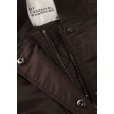 My Essential Wardrobe - Helgamw Reversable Long Jacket - Jassen Dames - Bruin