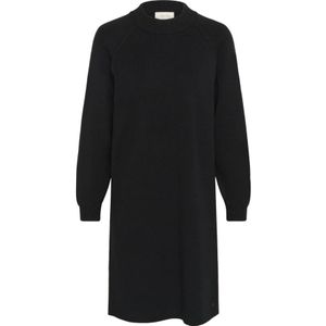 Cream - CRDela Knit Dress - Midi Jurk - Zwart