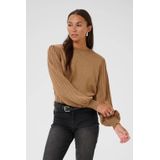 Kaffe - Kalone Knit Pullover - Bruin - Dames Truien