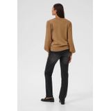 Kaffe - Kalone Knit Pullover - Bruin - Dames Truien