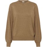 Kaffe - Kalone Knit Pullover - Bruin - Dames Truien