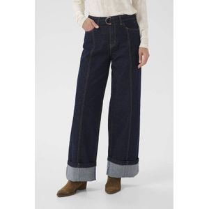 Cream - CRRobina - Jeans - Donkerblauw - Audrey Fit - Hoge Taille - Wide Leg