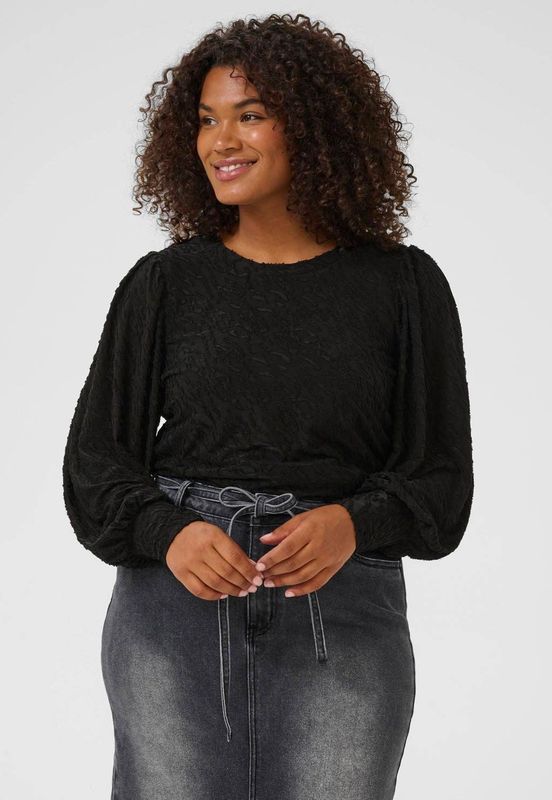 Kaffe Curve - Top - Zwart