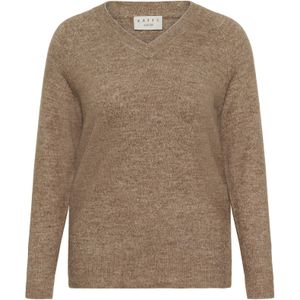 Kaffe Curve - Pullover - Bruin - Wol