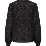 Kaffe - KAVivian - Blouse - Zwart - Wijde Blouse met Pofmouwen