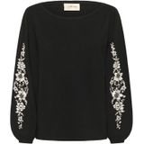 Cream - Villea - Trui - Zwart - Knitwear - Lange Mouwen