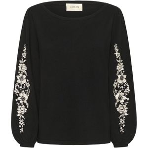 Cream - Villea - Trui - Zwart - Knitwear