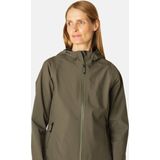 ILSE JACOBSEN Functionele jas  olijfgroen / zwart / wit