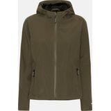 ILSE JACOBSEN Functionele jas  olijfgroen / zwart / wit