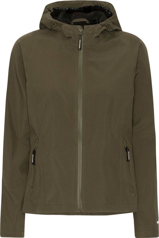 ILSE JACOBSEN Functionele jas  olijfgroen / zwart / wit