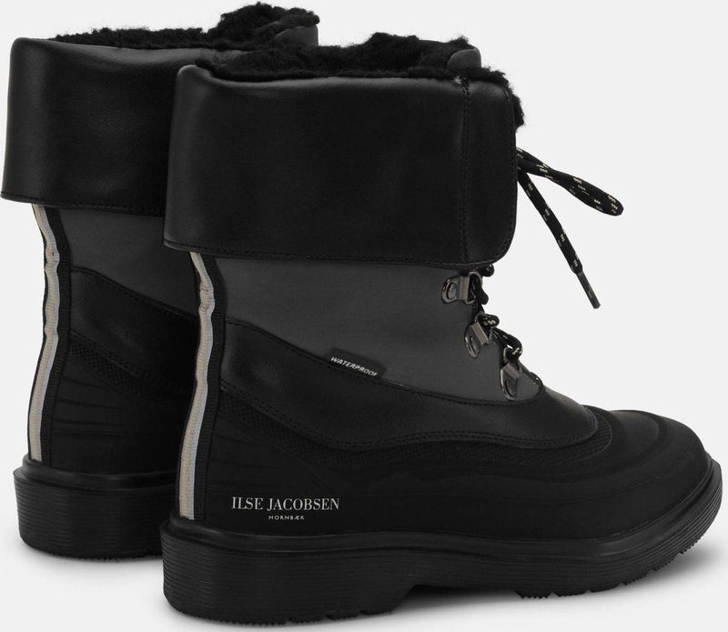 Ilse Jacobsen - Explorer02 - Laarzen - Zwart - Koeienleer