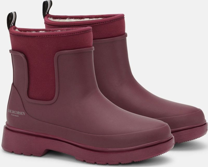Ilse Jacobsen Regenlaars RUBAIR01 Maroon - Anti-Slip Rubberlaarzen