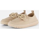 Ilse Jacobsen - Tulip 3884 - Dames Schoenen - Beige - Ademende Gebreide Instapper