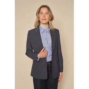 Mos Mosh - Mmleonora Miley Blazer 166600 - Blazer - Blauw - 100% Polyester