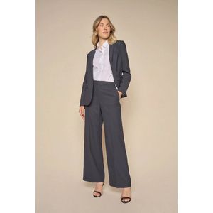 Mos Mosh - Mmleya Miley Pant - Broek - Blauw - Polyester - Klassieke Pasvorm