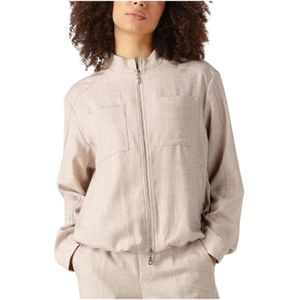 MOS Mosh, Dames, Jassen, Grijs, Maat: L Poliester,