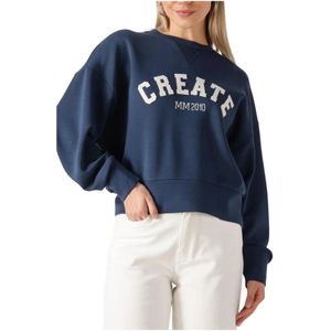 Mos Mosh sweater donkerblauw