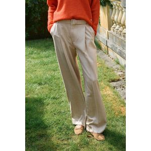Pantalon - Sesame - Lyocell EcoVero Mix - Wijde Pasvorm