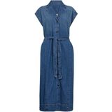 Jeansjurk met strikceintuur, model 'Pitti Nalin'