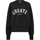 Mos Mosh - Mmcelli O-Ls Sweatshirt - Zwart - Viscose