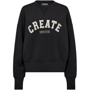 Mos Mosh - Mmcelli O-Ls Sweatshirt - Zwart - Viscose