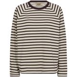 Mos Mosh - Mmlidy O-Ls Sweatshirt - Fudge - Dames - Katoen