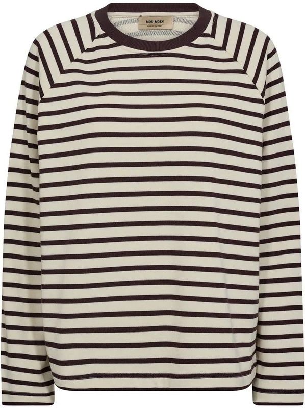 Mos Mosh - Mmlidy O-Ls Sweatshirt - Fudge - Dames - Katoen
