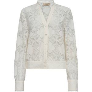 MOS Mosh - Mmmonia Yen Lace Shirt - Blouse - Ecru - Katoen