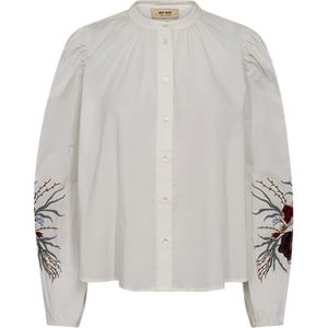 Mos Mosh - Blouse Mysa Poply - Off White - Dames