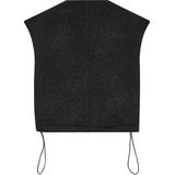 MOS Mosh - Mmelise Loisa Wool Vest - Grijs - Dames - Ronde Hals - Luxe Wolmix