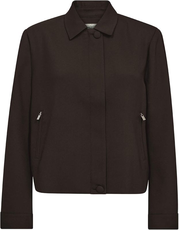 Mos Mosh - Mmriley Miley Jacket 173390 - Leren Jas - Bruin
